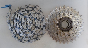 Sekai 2400 Freewheel and Chain